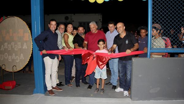 Câmara Municipal participa de comemoração do Dia dos Pais e inauguração da quadra da Escola Arcelino Francisco do Nascimento